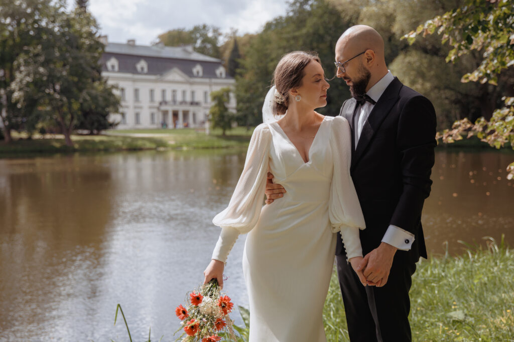 fotograf ślubny Warszawa, sesja poślubna w Radziejowicach